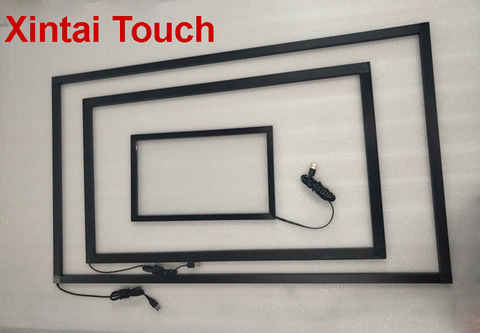 Xintai Touch-Panel de pantalla múltiple táctil infrarroja interactiva, 24 pulgadas, 10 puntos, Marco, superposición con relación 16:10 ► Foto 1/6