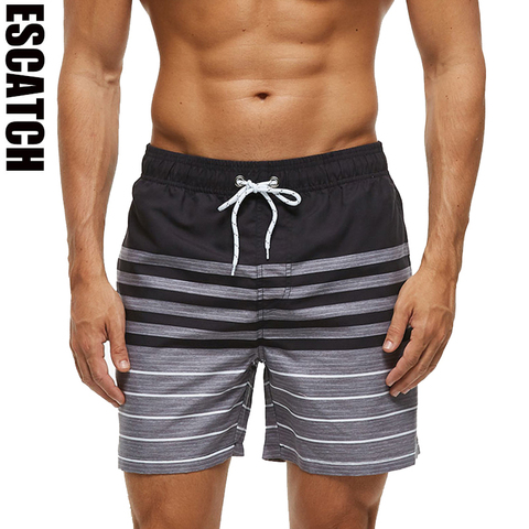 Escatch-bañadores de talla grande XXXL para hombre, pantalones cortos de playa, traje de baño con cordón, ESX05, novedad de verano ► Foto 1/6