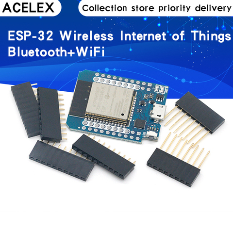 5 unids/lote en D1 mini ESP32 ESP-32 WiFi + Bluetooth + Internet de las cosas, placa de desarrollo en ESP8266 totalmente funcional ► Foto 1/6