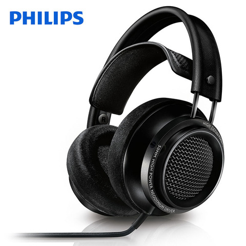 Philips-auriculares X2HR originales con unidad de alta potencia de 50mm, 3 metros de longitud, para teléfonos inteligentes Samsung, Huawei, Xiaomi, Android e IOS ► Foto 1/6