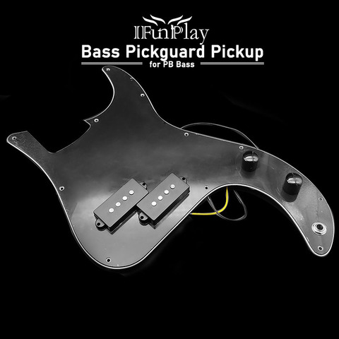 Pickguard de Precableado cargado para guitarra eléctrica, pastillas de guitarra eléctrica de 3 capas, color negro ► Foto 1/6