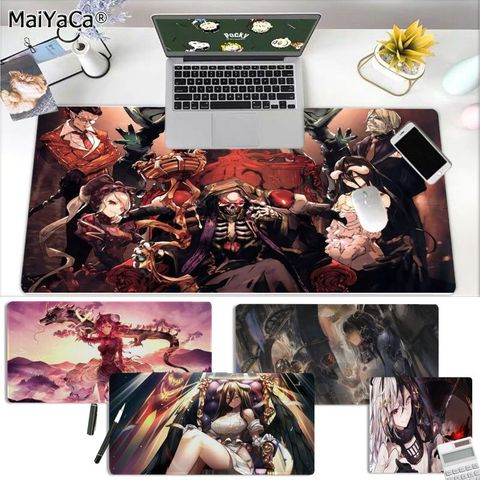 MaiYaCa esteras hermoso Japón Anime Overlord chica grande cojín de ratón de la computadora de la PC mat envío gratis ratón pad de escritorio Mat ► Foto 1/6