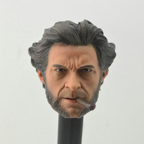 Venta al por mayor, ELEVEN 1/6 Dropshipping, cabeza de Lobezno, LOGAN esculpido para juguetes, Phicen Muscular ► Foto 1/6