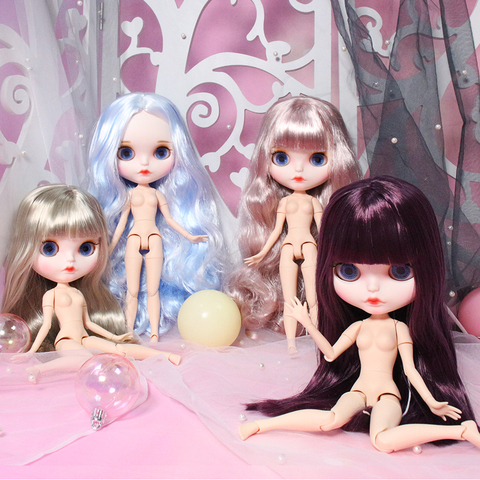 ICY DBS-Muñeca Blyth 1/6, juguete BJD, cara mate, 30 cm, cuerpo articulado, muñeca desnuda ► Foto 1/6