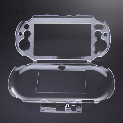 Claro de cristal de protección caso duro armazón protector Slim de piel transparente cubierta de protección para Sony PS Vita 2000 slim/PSV ► Foto 1/1