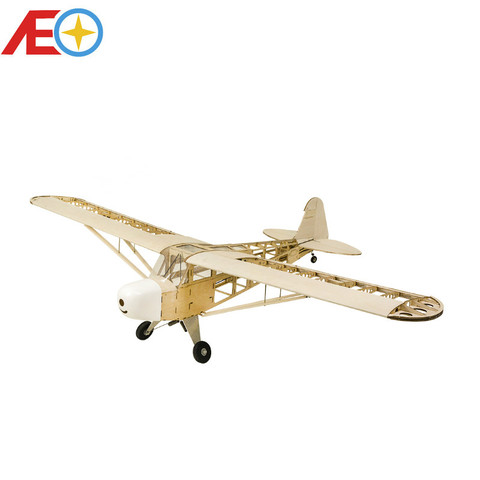 Piper J-3 cachorro J3 de madera de Balsa RC Avión de corte láser Kit 1800mm (70) edificio dureza modelo de madera/madera avión ► Foto 1/6