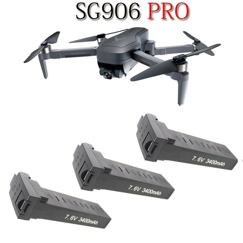 TERANTY de SG906 PRO x7pro batería de repuesto GPS Drone auto-cardán estabilizador 7,6 V 3400 mAh batería de la batería sin escobillas Quadcopter Drones ► Foto 1/6