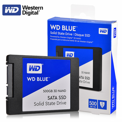 Disco duro Original WD BLUE 3D NAND SSD, 250GB, 500GB, 1TB, 2TB, SATA3 interno, disco duro de estado sólido de 2,5 