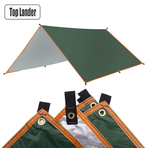 Toldo impermeable de 4x3m, 3x3m, lona para tienda de campaña, ultraligero, para jardín, acampada al aire libre, hamaca, lluvia, Mosca, playa, refugio solar ► Foto 1/6