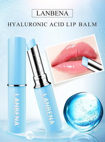 LANBENA-ácido hialurónico para labios, bálsamo labial, Plumper humectante para labios, Reduce las líneas finas, alivia la sequedad, protección labial ► Foto 1/6