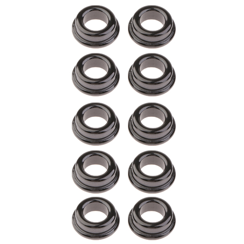 Barra de pesca de cerámica de mar, anillo de ojo guía, anillo de cerámica DIY negro, juego de reparación de pesca de balsa, accesorios de pesca S M L 10 Uds ► Foto 1/6