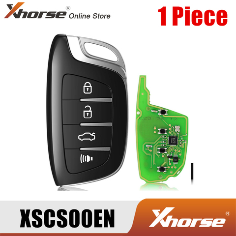 Xhorse-mando a distancia inteligente XSCS00EN, 4 botones, estilo de cristal colorido, proximidad, 1 pieza ► Foto 1/5