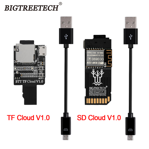 BIGTREETECH BTT TF nube V1.0 SD nube V1.0 transmisión inalámbrica módulo para SKR V1.4 Turbo SKR V1.3 SKR MINI E3 TMC2209 TMC2208 ► Foto 1/6