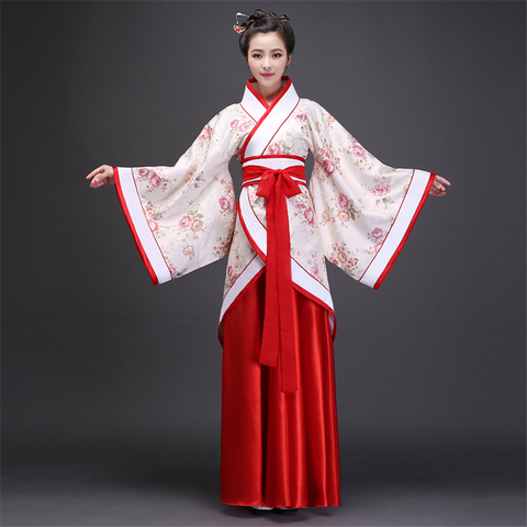 Vestido de baile de escenario para mujer, trajes tradicionales chinos para Año Nuevo, traje Tang para adultos, Hanfu, 12 colores ► Foto 1/6