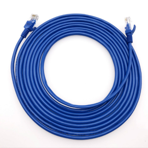 1m/2m/3m/5m/10m RJ45 Ethernet Cable de red LAN gato 5e canal UTP 4 pares 24AWG parche Router con Cable interesante ► Foto 1/6