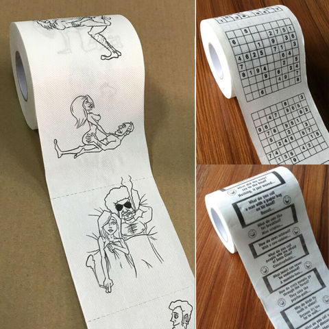 Rollos de papel higiénico para niñas, rollos de papel higiénico creativo con números divertidos, Sexy, tejido de baño suave de 3 capas, regalo nuevo ► Foto 1/6