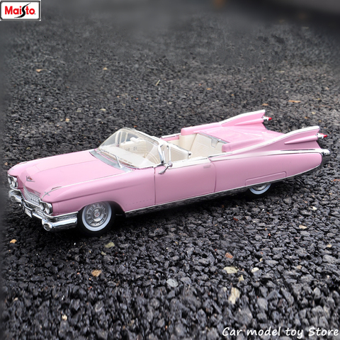 Maisto-Coche de aleación Clásico Cadillac Eldorado, modelo de coche Retro clásico, decoración de coche, regalo de colección, 1:18, 1959 ► Foto 1/6