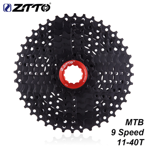 ZTTO 9 s 11-40 T Cassette 9 velocidades 40 t volante libre Compatible MTB bicicleta de montaña piezas para m430 M4000 M3000 ► Foto 1/6