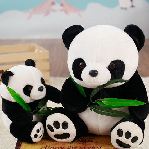 Lindo bebé gran Panda gigante oso de peluche Animal relleno de la muñeca animales de juguete de dibujos animados almohada Kawaii muñecas Niñas regalos Knuffels ► Foto 1/6