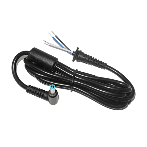 Conector de ángulo recto para cargador de corriente continua, Cable de 4,5x3,0 CC con pin para Hp Envy, adaptador para portátil, 4,5x3,0mm ► Foto 1/6