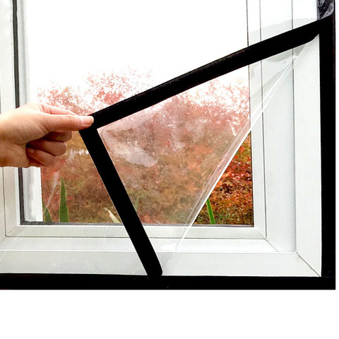 Película de aislamiento térmico para ventana, película de vidrio suave transparente autoadhesiva, protector de energía, para invierno ► Foto 1/6