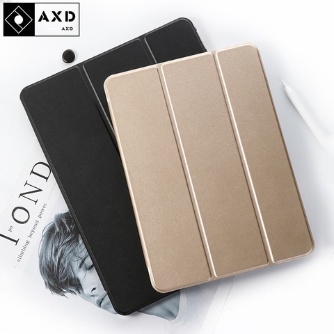 AXD-funda inteligente de piel sintética para Samsung Galaxy Tab S3 9,7 SM-T820 T825, soporte plegable con función de apagado y encendido automático ► Foto 1/6
