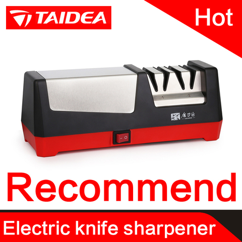 TAIDEA-afilador de cuchillos eléctrico profesional, afilador de diamantes, cerámica, cuchillos Damasco, utensilios de cocina, 35W, 110-250V ► Foto 1/6