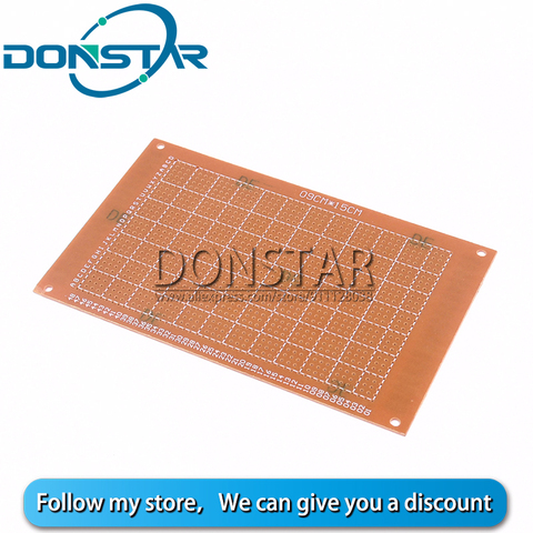 5 uds 5*7CM 7*9CM 9*15CM PCB prototipo de papel de cobre 5X7 7X9 9X15 CM 2,54 MM pcb bricolaje Universal experimento circuito matricial Junta ► Foto 1/3