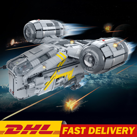 DHL-4453 Uds. De Star Wars, UCS, maquinilla de afeitar Crest por modelo, bloques de construcción, Serie de películas, juguetes para niños, regalos de cumpleaños 75292 ► Foto 1/6