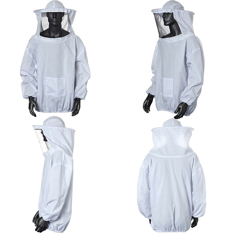 Conjunto de ropa de seguridad para apicultura protectora, traje de algodón para defensa de abejas, apto para tallas M, L, XL y XXL, 1 unidad ► Foto 1/6