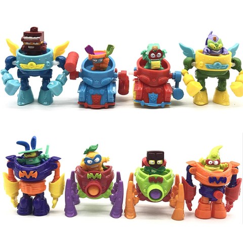 Super Zings-Super Zings Series 3, figuras de robots, juguetes de colección de juguetes (muñeca al azar) ► Foto 1/3