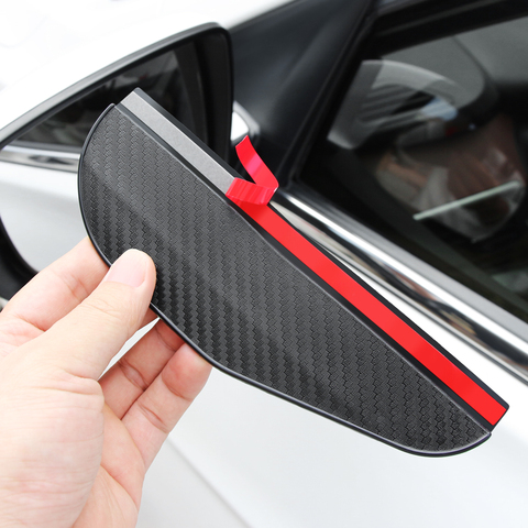 2 uds coche espejo retrovisor lateral lluvia ceja Visor mira sombra de sol accesorios para automóviles para Kia Rio Ceed Sportage Cerato alma Sorento ► Foto 1/6