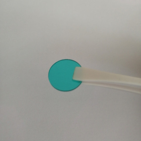 Filtro de corte IR QB21 BG38, varios tamaños, corte infrarrojo, cristal azul ► Foto 1/5