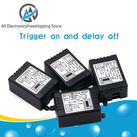 Módulo de relé de tiempo de 12V, módulo de interruptor de retardo de encendido, modificación de coche, período de tiempo de control de un solo chip opcional ► Foto 1/6