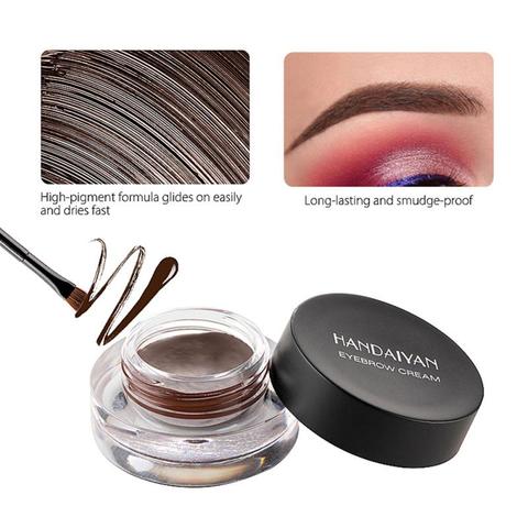 HANDAIYAN-Crema de cejas profesional, 12 colores, superimpermeable, tinte de cejas, herramientas de maquillaje TSLM1 ► Foto 1/6