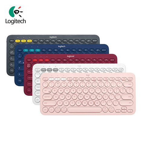 Logitech K380 Multi-dispositivo teclado inalámbrico Bluetooth Tablet PC portátil teclados ultrafinos para Windows Android ios ► Foto 1/5