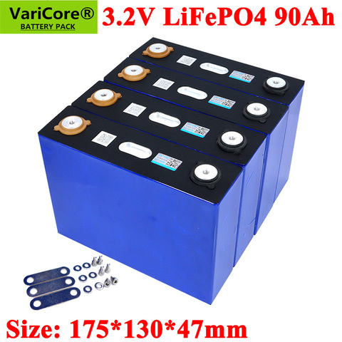 VariCore-batería LiFePO4 de 3,2 V y 90Ah, fosfato de litio y hierro de gran capacidad, 90000mAh, para motor de coche eléctrico y motocicleta ► Foto 1/6