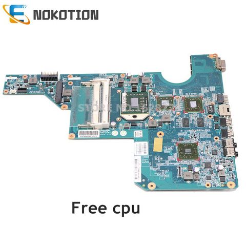 NOKOTION 597673-001 610160-001 610161-001 para HP Pavilion G62 CQ62 placa base de computadora portátil hembra S1 HD5430M GPU DDR3 gratis cpu ► Foto 1/6