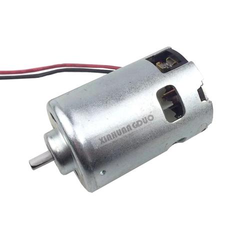 Motor de CC de doble rodamiento de bolas de alta potencia, alta torsión, alta velocidad, 887 a, 17500rpm, 400W, modelo de molienda y corte, 12V, 24V, 36V, ► Foto 1/6