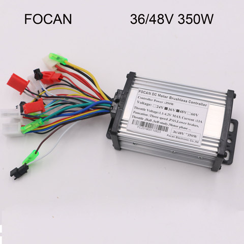 FOCAN 350 W 36 V/48 V 6 MOFSET sin escobillas controlador de motor DC ► Foto 1/3