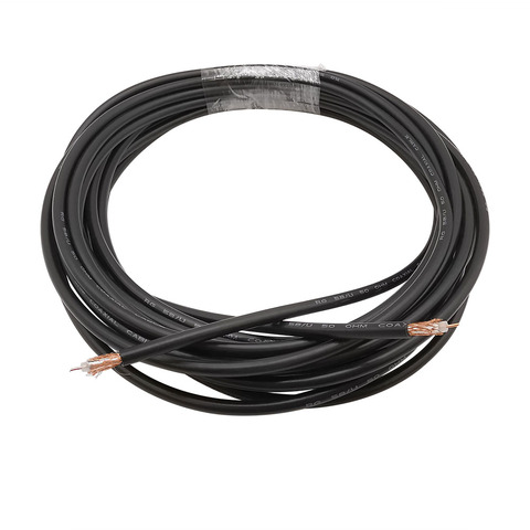 RG58 Cable Coaxial RF RG-58 RG58 RG58U cables de Cable negro RG58/es 50-3 de cobre puro de Cable Coaxial, 50 Ohm, 5-50 metros ► Foto 1/5