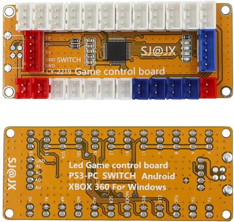 2 jugadores USB arcade codificador de controlador para juegos de PC botón joystick controlador Mame PS3 Nintendo interruptor para arcade DIY kits ► Foto 1/6