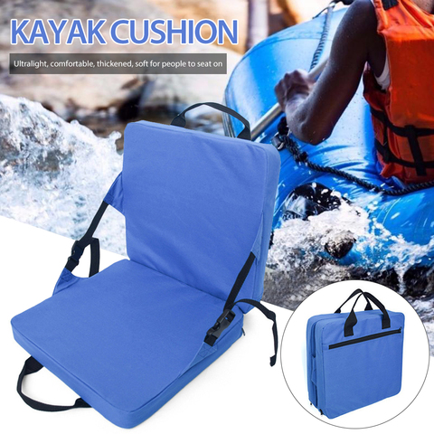 Cojín del asiento de Kayak impermeable para estadio, silla con respaldo cómodo para senderismo, Camping, asiento de pesca ► Foto 1/6