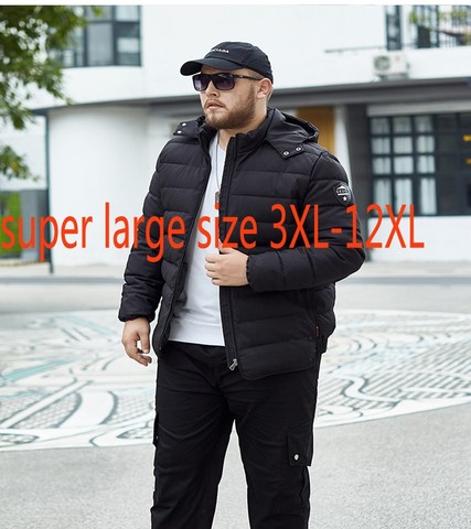 Ropa acolchada de algodón para hombre, chaquetas de camuflaje gruesas e informales, abrigos de talla grande 3XL-10XL11XL12XL, tendencia de invierno, novedad ► Foto 1/5