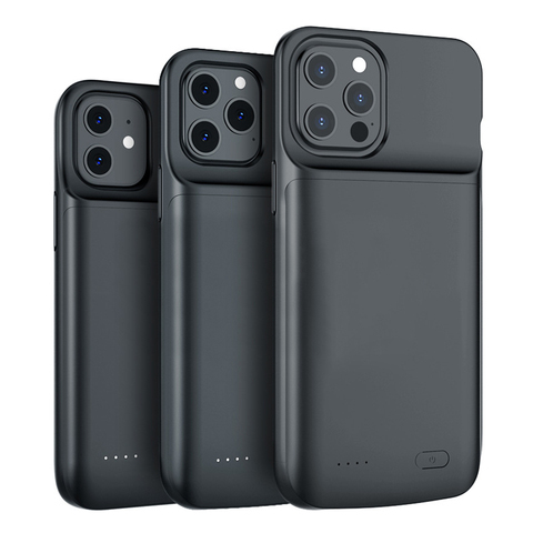 Funda de cargador de batería portátil para iPhone 12 pro Max 12 mini 12, funda de batería externa para iPhone 12 pro Max ► Foto 1/6