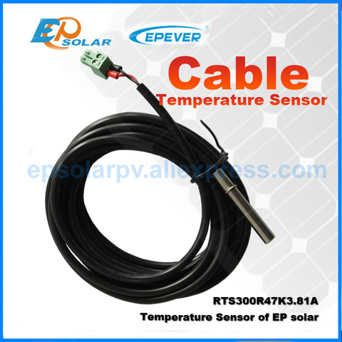 EPever remoto Sensor de temperatura RTS300R47K3.81A TS-R para EPever EPsolar rastreador un BN CN serie ViewStar-es TRIRON XTRA serie ► Foto 1/3