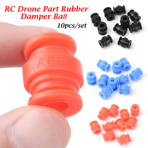 Bolas de amortiguación de goma antivibración para F4 F7, 10 Uds., controlador de vuelo, FPV, Quadcopter, soporte de silicona, Bola de descarga, pieza de Dron RC ► Foto 1/6