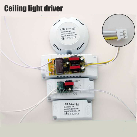 Controlador de luz LED de techo, AC175-265V transformador LED de 12-50W, fuente de alimentación de temperatura de doble color para luz de interior, accesorios DIY ► Foto 1/4