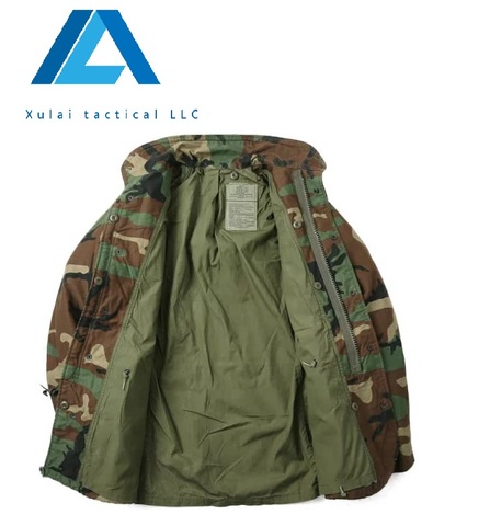 Woodland-Chaqueta de camuflaje militar para hombres, chaqueta de campo M65 ► Foto 1/5