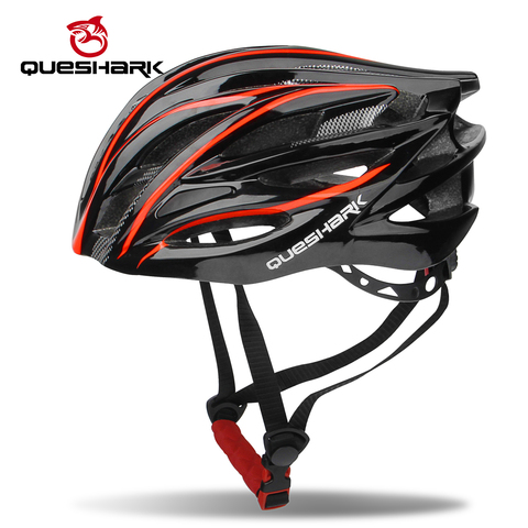 QUESHARK, casco de ciclismo profesional con ventilación para hombres y mujeres, ultraliviano, Casco de Bicicleta de carretera de montaña para seguridad en la cabeza ► Foto 1/6